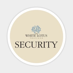 White Lotus Security Magnet